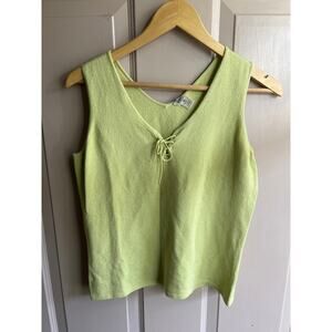 Silk Lime Green Tank Size Medium